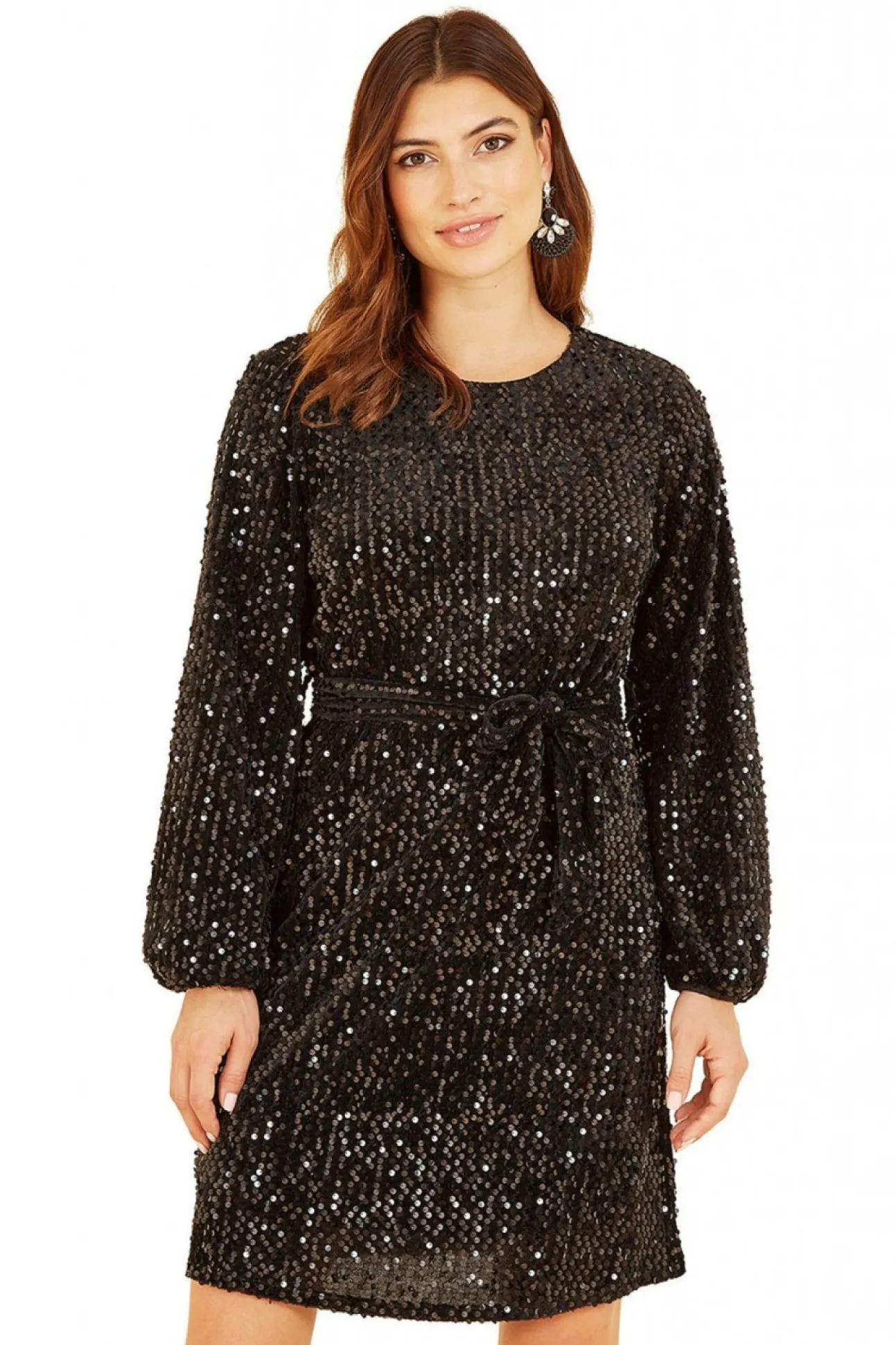 Women Mela London Sequin Smock Dress