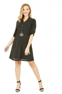 Women Mela London Sparkly Shirt Dress