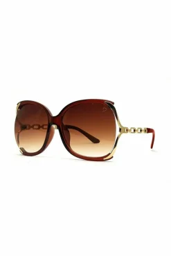 Women RubyRocks 'Cherry' Oversized Sunglasses In Crystal