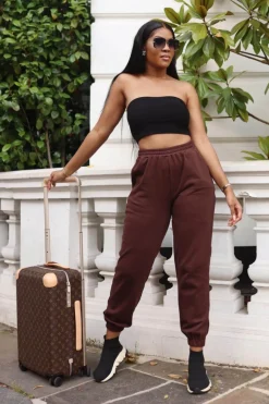 Women SETSOFRAN London Chocolate Joggers For Women