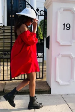 Women SETSOFRAN London Off Shoulder Dress