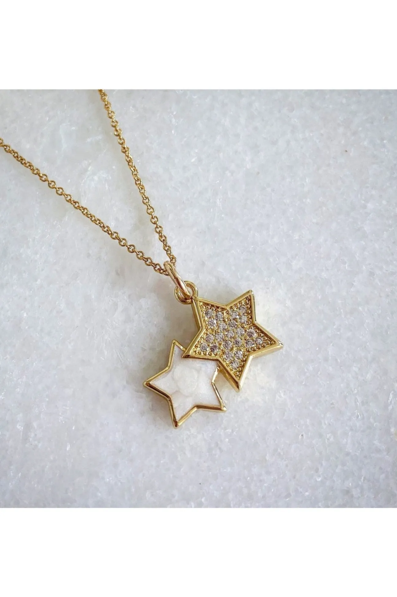 Women Wisteria London Clara Double Star Necklace