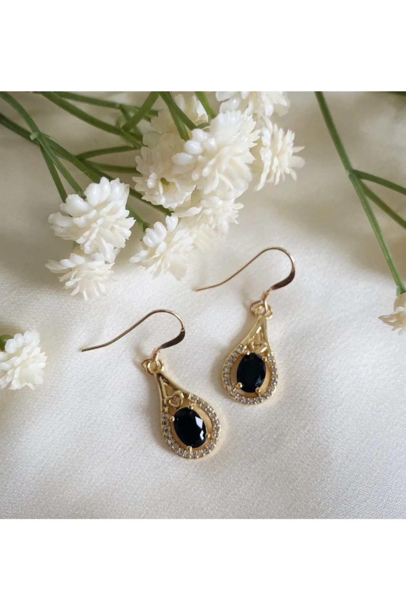 Women Wisteria London Esmeralda Teardrop Earrings