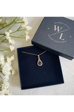Women Wisteria London Esmeralda Teardrop Necklace