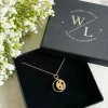 Women Wisteria London Este Moon And Star Necklace