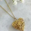 Women Wisteria London Florence Filigree Heart Locket