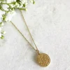 Women Wisteria London 'Luck Is On The Turn' Coin Necklace