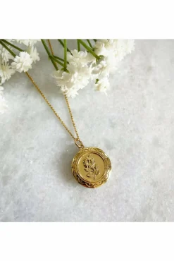 Women Wisteria London Maria Flower Locket