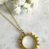 Women Wisteria London Marisol Sunburst Necklace