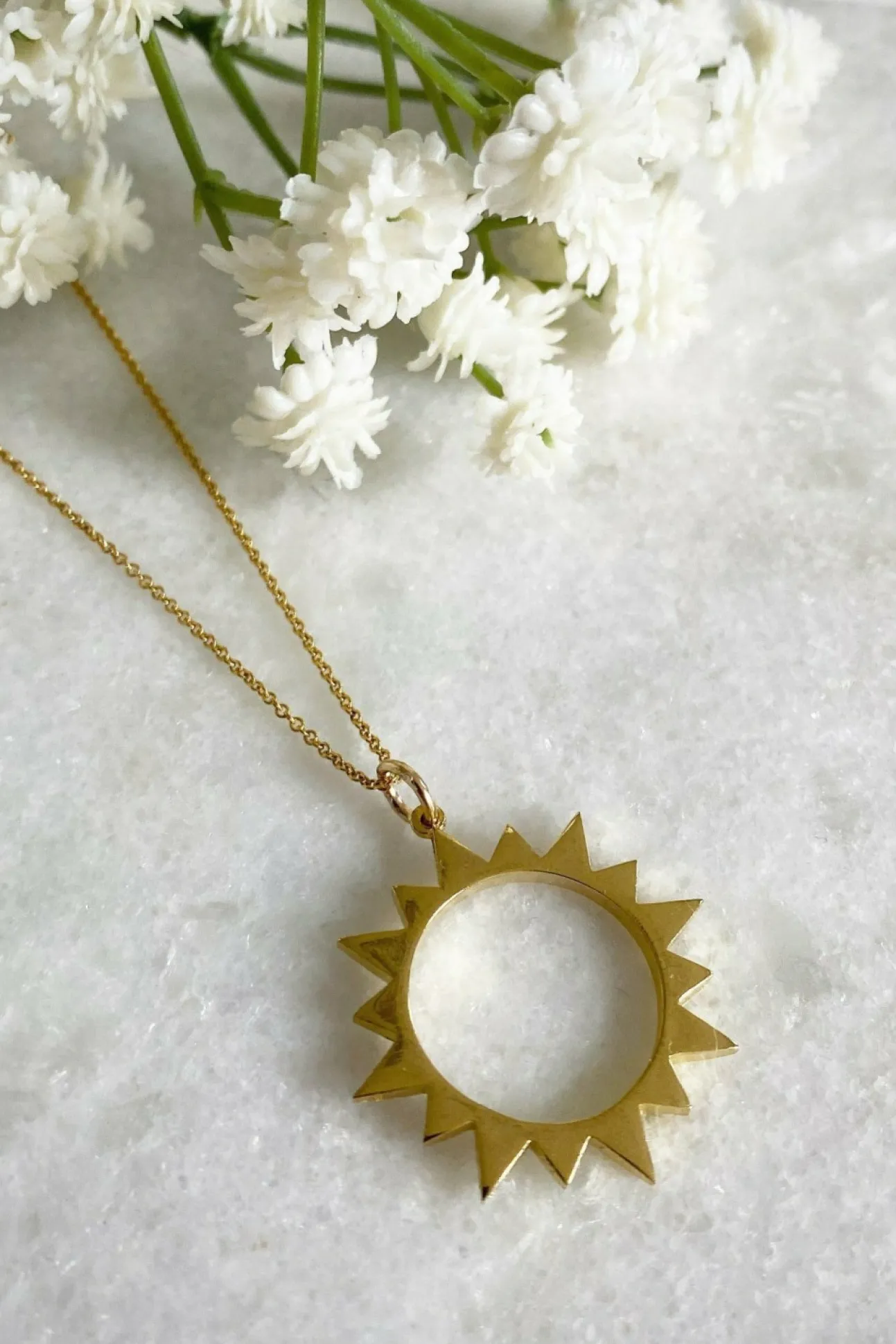 Women Wisteria London Marisol Sunburst Necklace