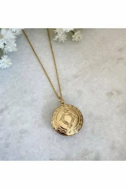 Women Wisteria London Martha Filigree Locket