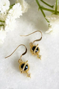Women Wisteria London Orion Planet And Star Earrings