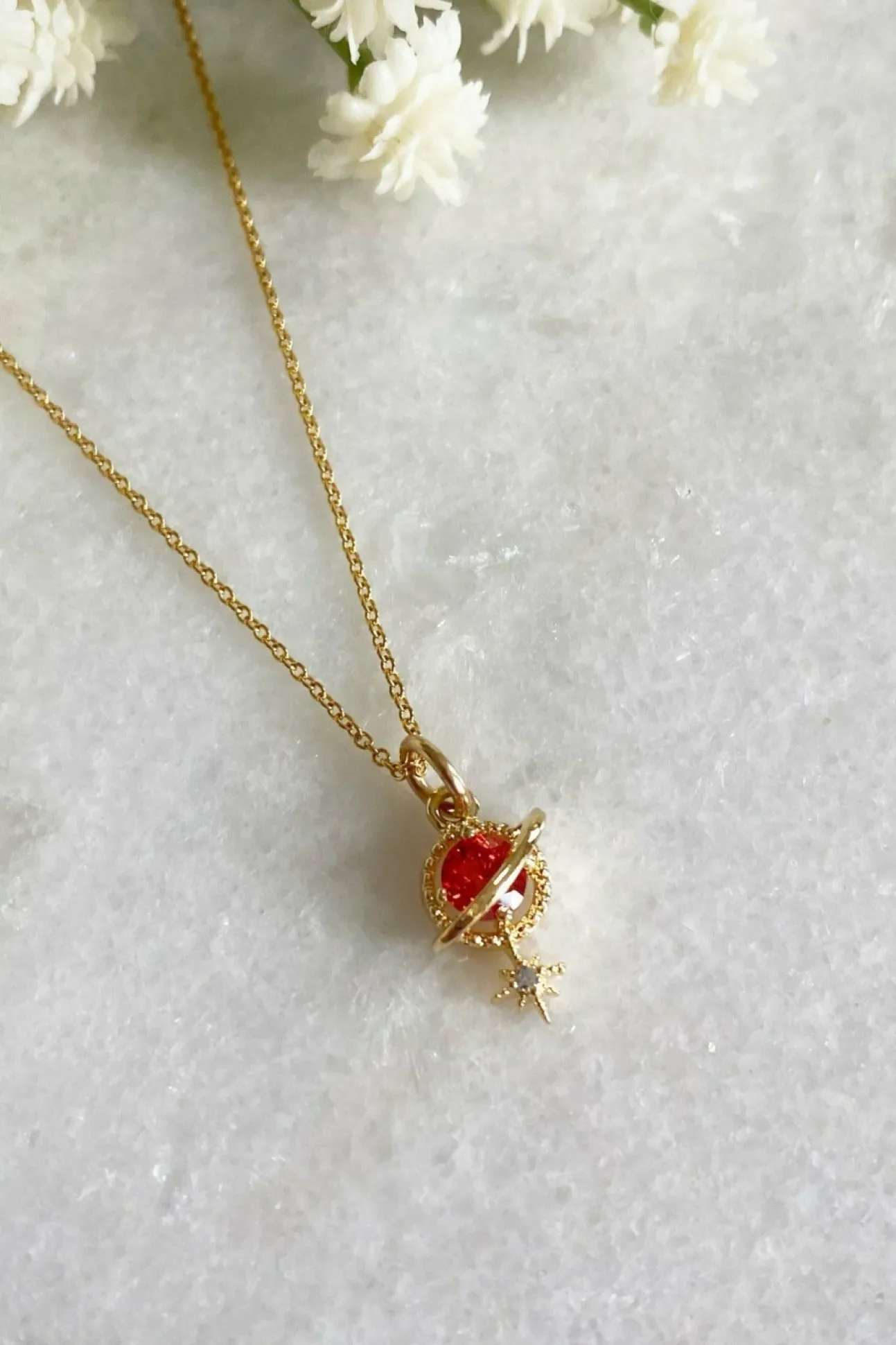 Women Wisteria London Orion Planet And Star Necklace