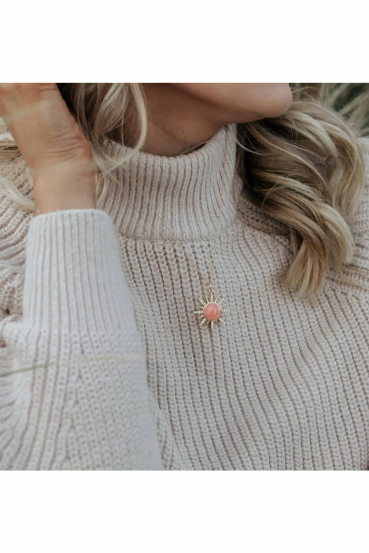 Women Wisteria London Solange Sunburst Necklace
