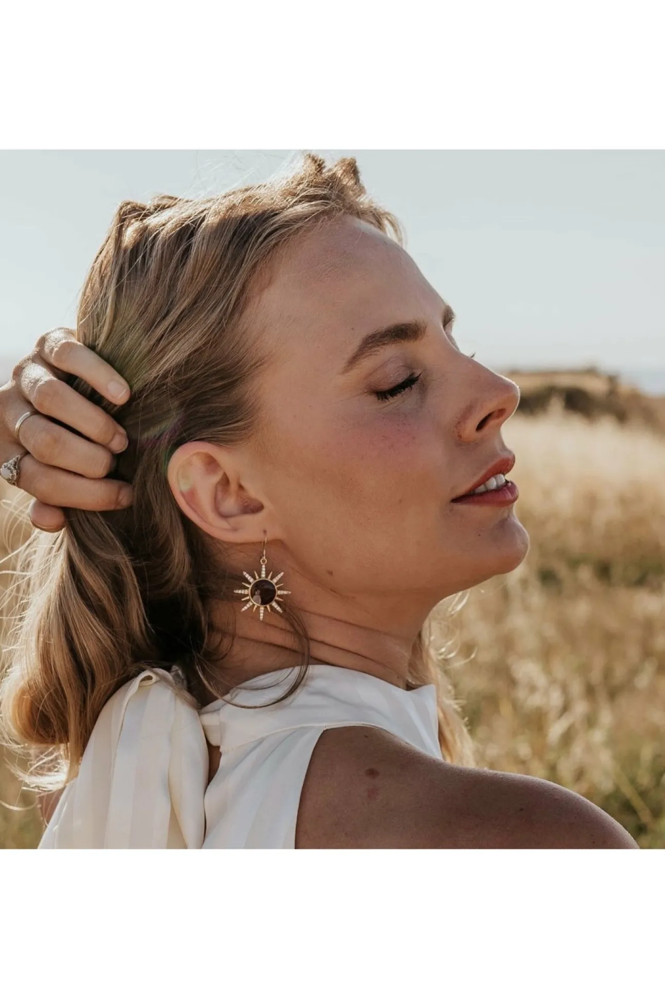 Women Wisteria London Solaris Sunburst Earrings