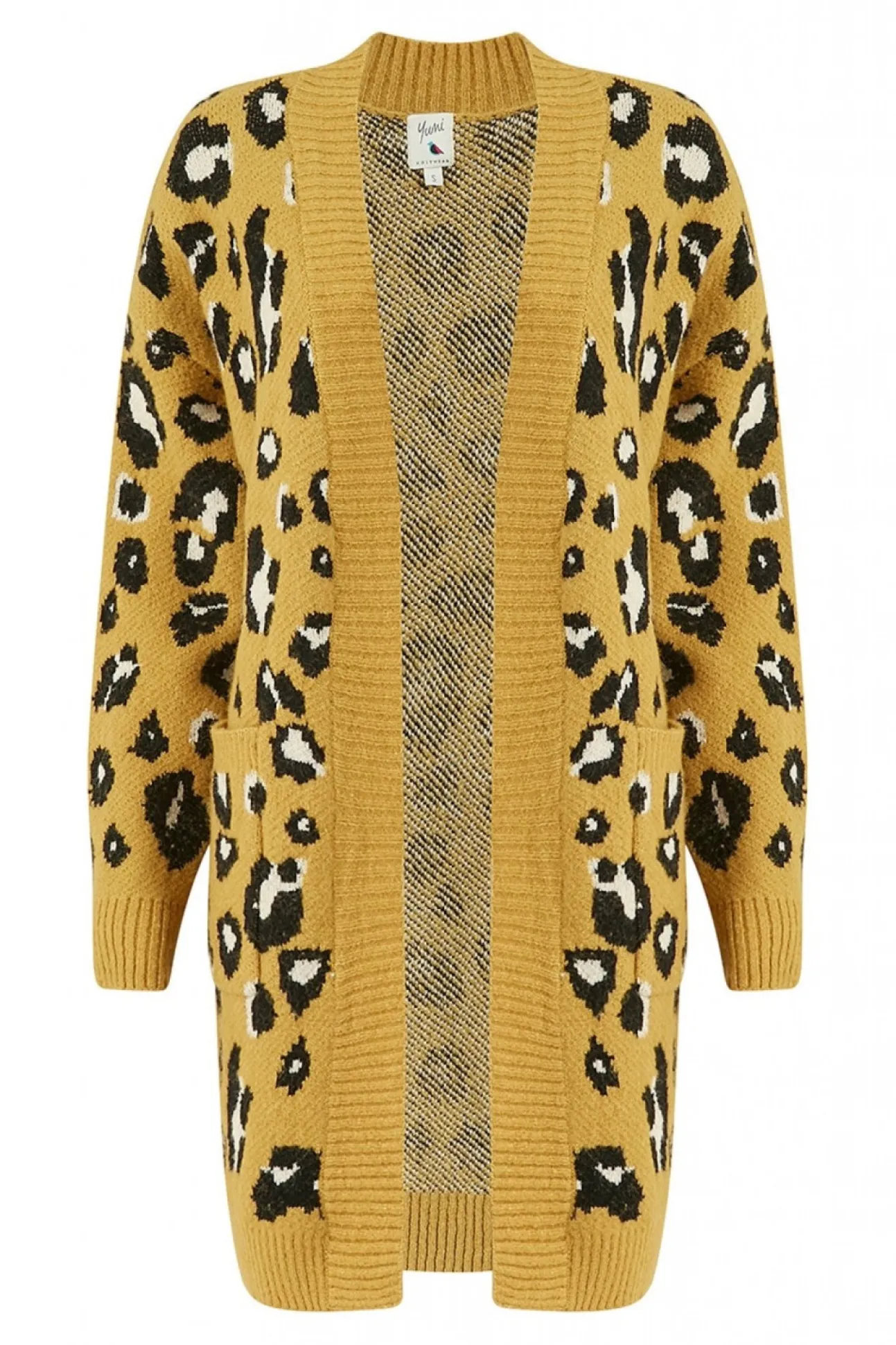 Women Yumi Animal Intarsia Long Cardigan