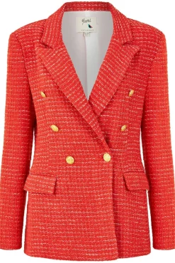 Women Yumi Boucle Fitted Blazer