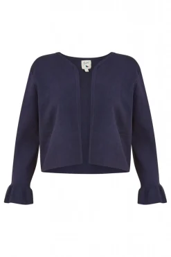 Women Yumi Cropped Cardigan With Bell Sleeves