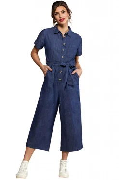 Women Yumi Denim Jumpsuit