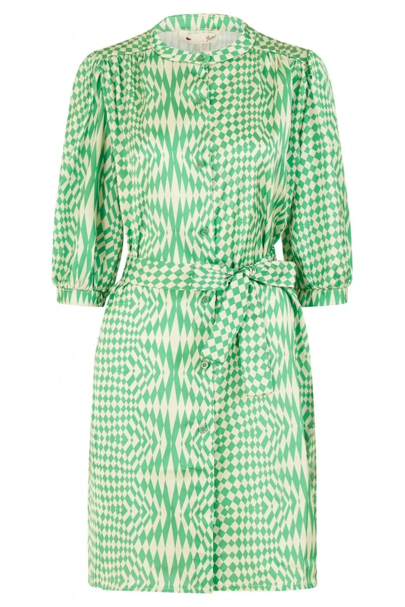 Women Yumi Geo Print Shirt Dress