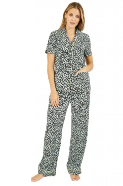 Women Yumi Leopard Print Pyjamas
