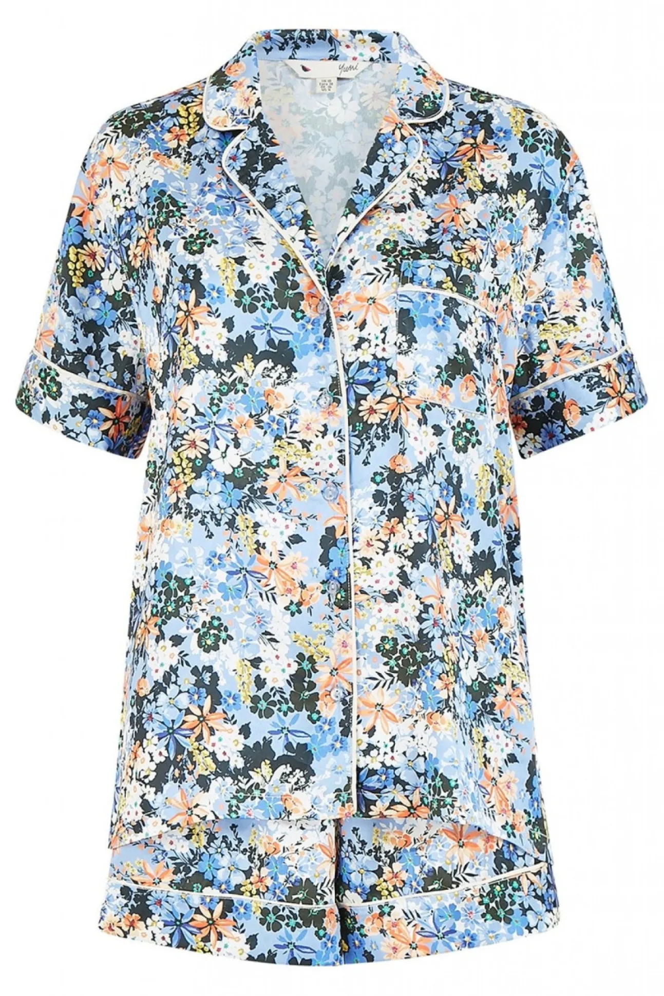 Women Yumi Meadow Print Satin Pyjamas