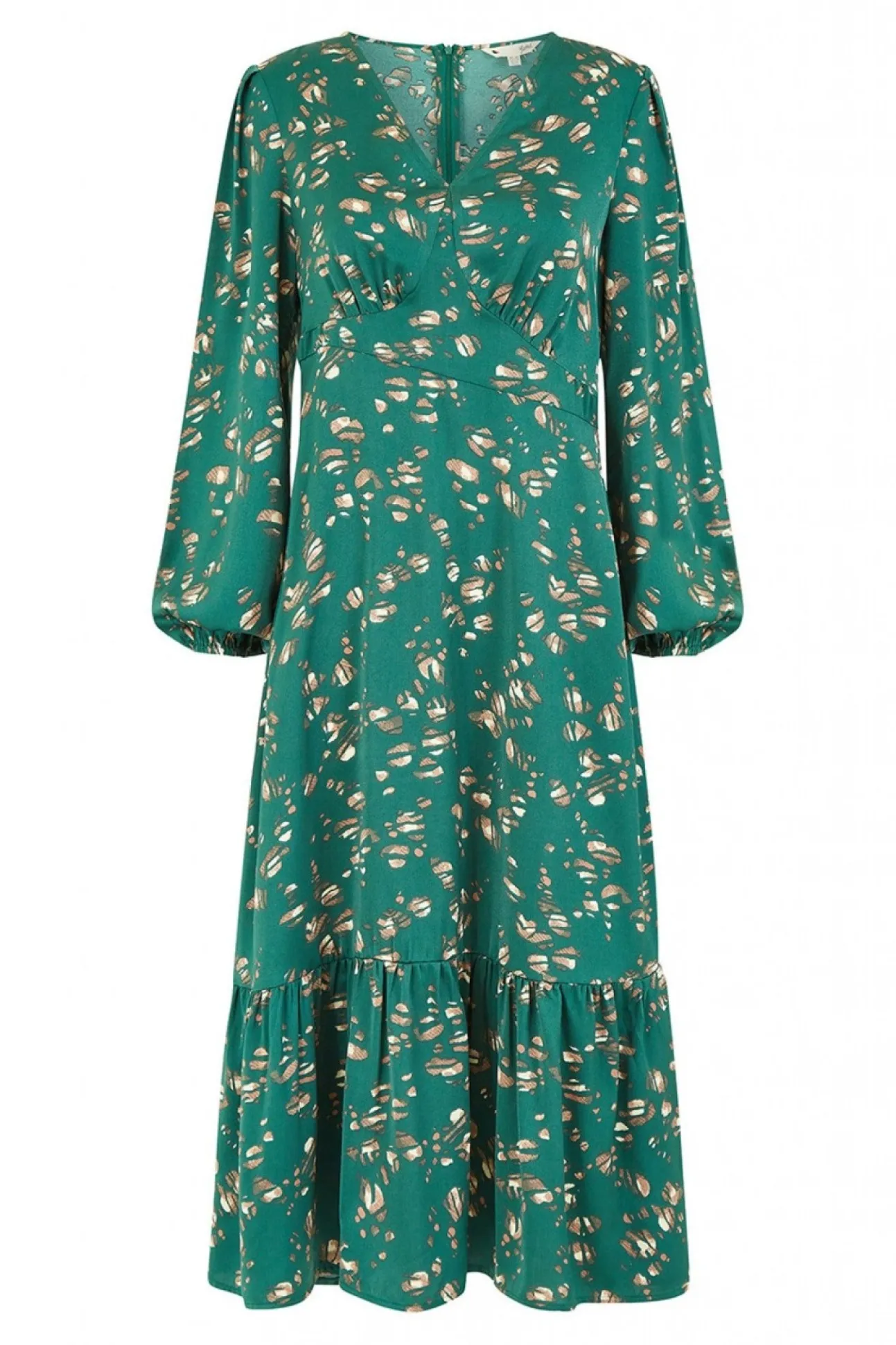 Women Yumi Pebble Print Long Sleeve Midi Dress
