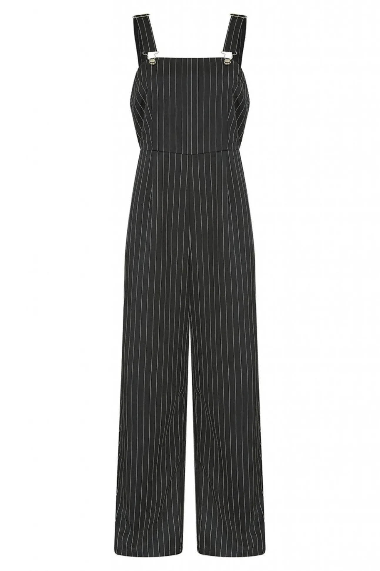 Women Yumi Pinstripe Dungaree Jumpsuit