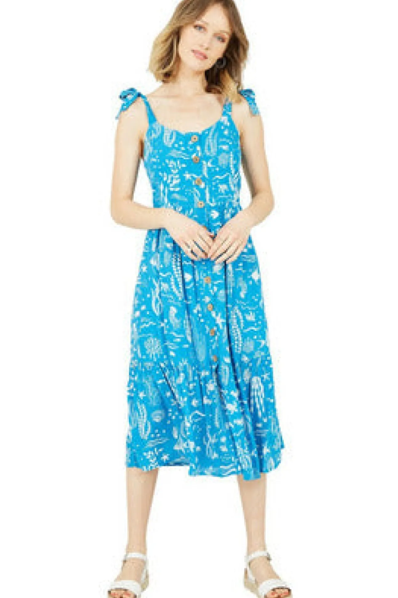 Women Yumi Sealife Print Sundress