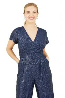 Women Yumi Sequin Jumpsuit